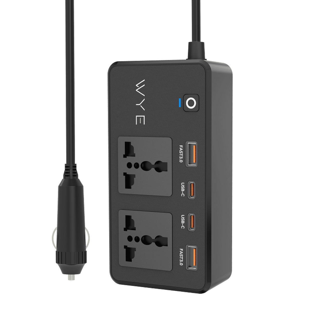 Y-INV200W Car Power Inverter Black