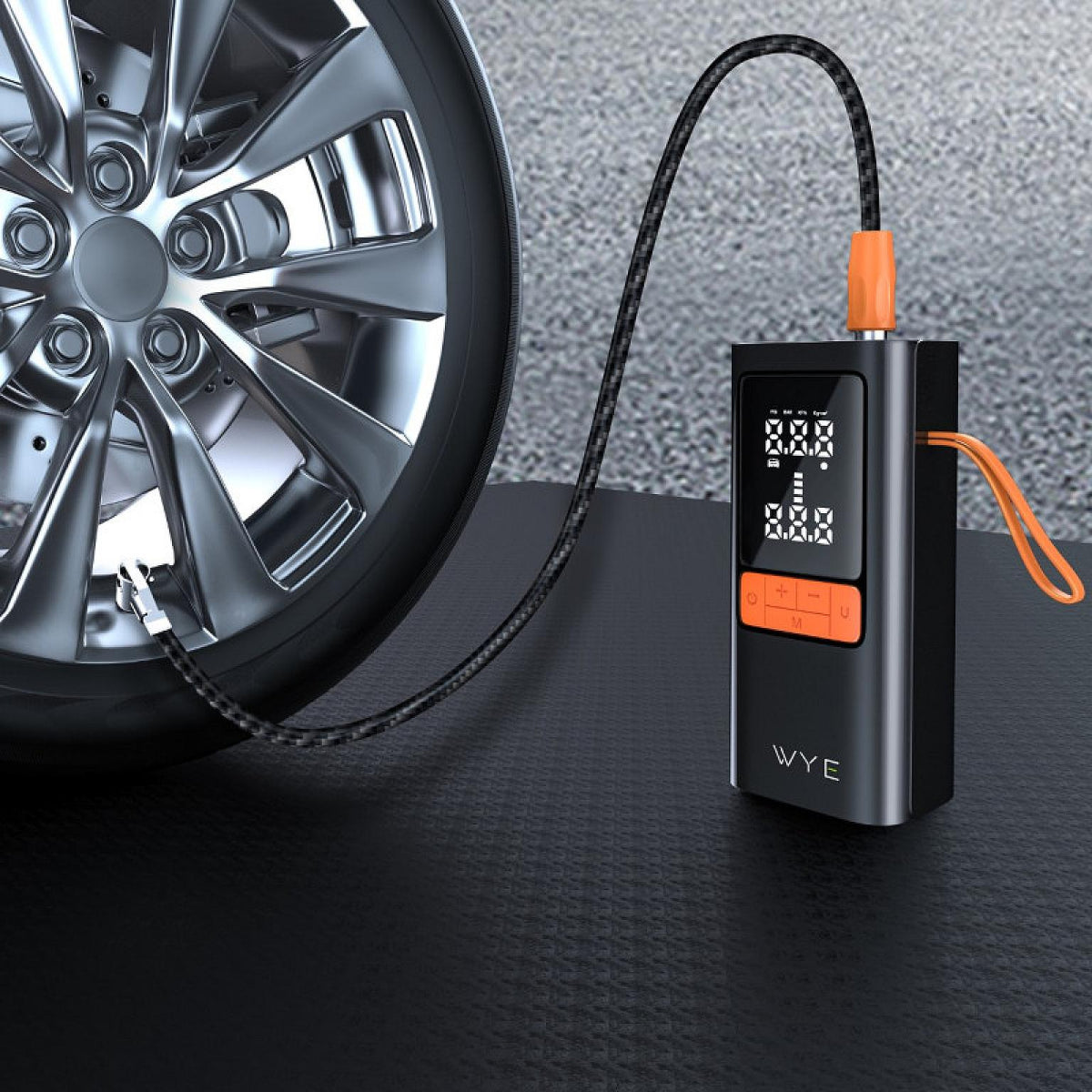Y-CINFTRO1 Portable Air Compressor Black
