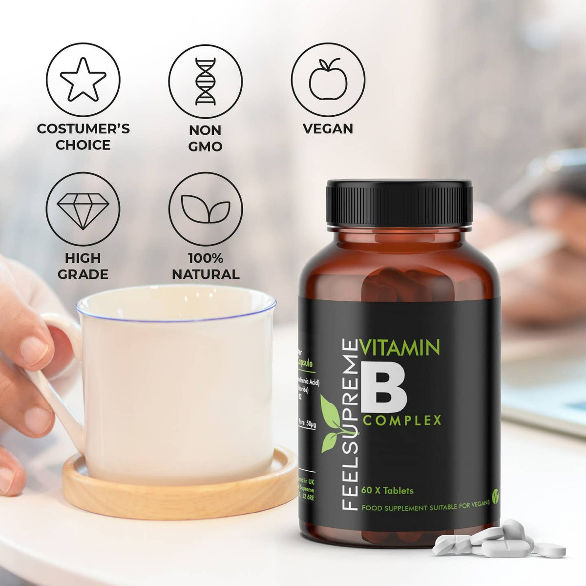 Wholesale Vitamin B Complex | Energy, Brain & Metabolic Support