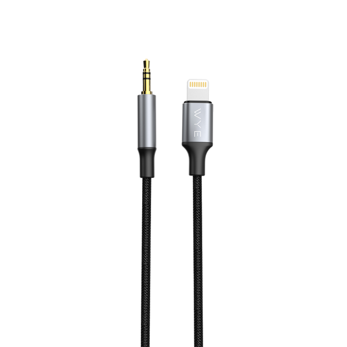 Y-AXO1-L Lightning to 3.5mm AUX Audio Cable 1M Black