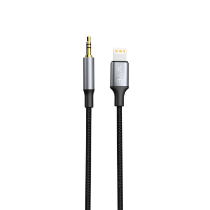 Y-AXO1-L Lightning to 3.5mm AUX Audio Cable 1M Black