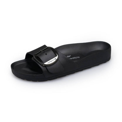 Wholesale Milano Black – Bio EVA Sandal with Translucent Oval Buckle