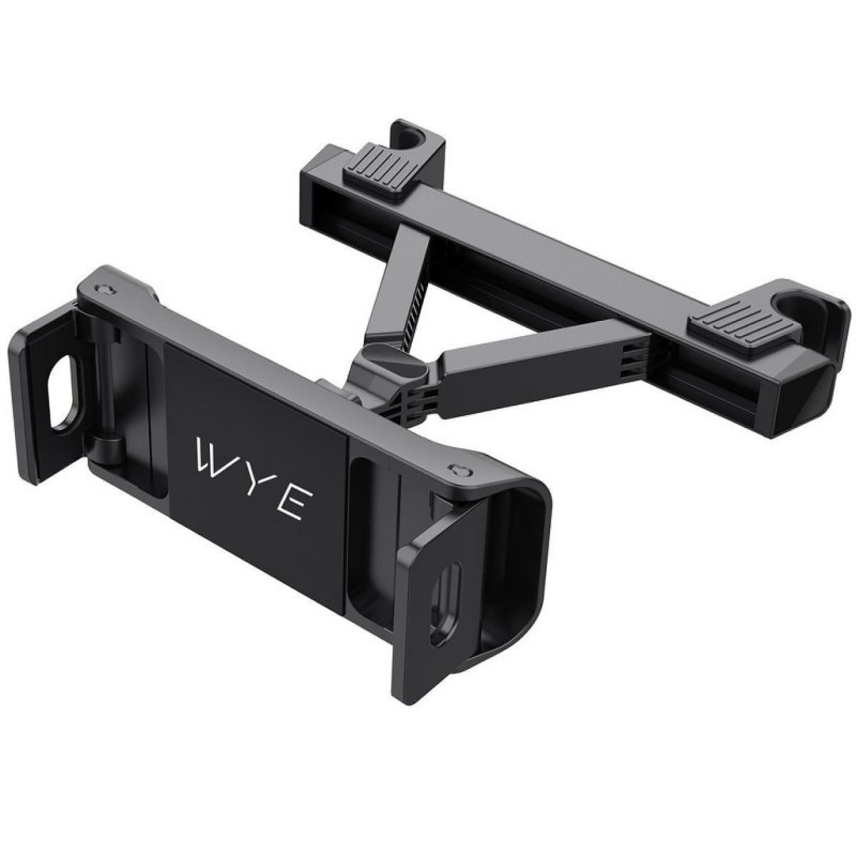 Car Headrest Tablet &amp; Phone Holder Black