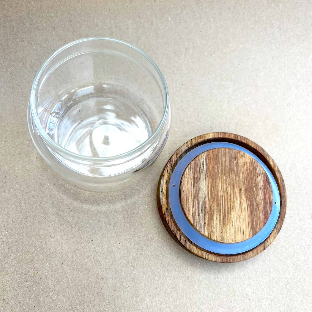 Wholesale Glass Kitchen Pantry & Storage Jars with Acacia Lids