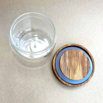 Wholesale Glass Kitchen Pantry & Storage Jars with Acacia Lids
