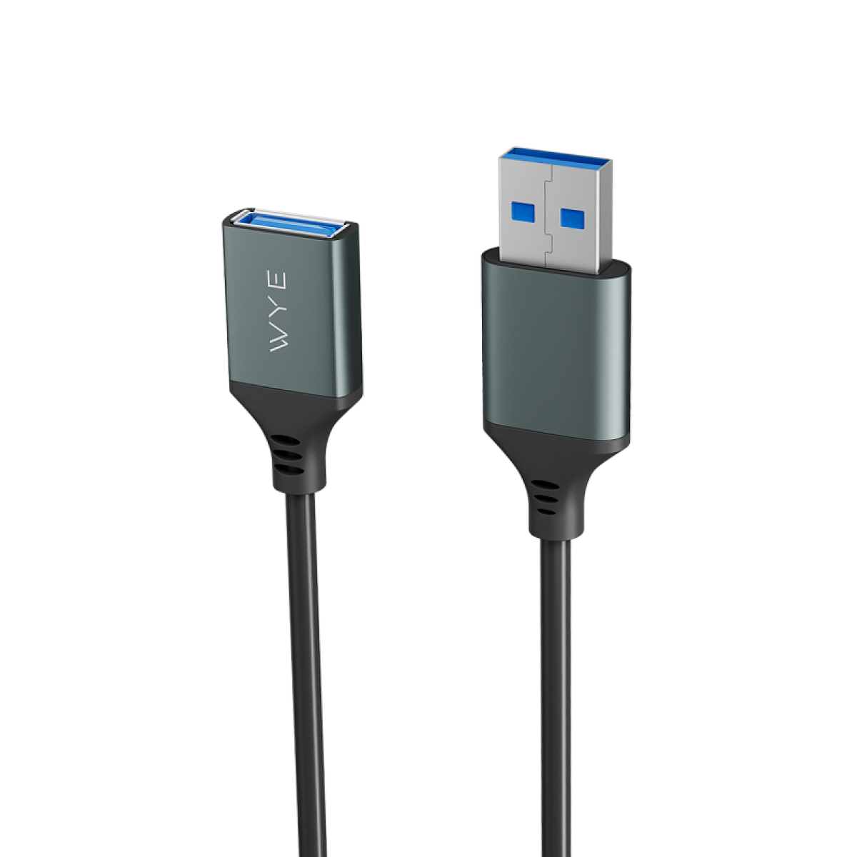 Y-DC71AAMF2M1 USB-A Extension Cable 2M Black
