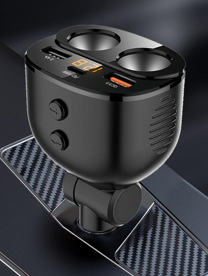 FM Transmitter &amp; Car Charger Black