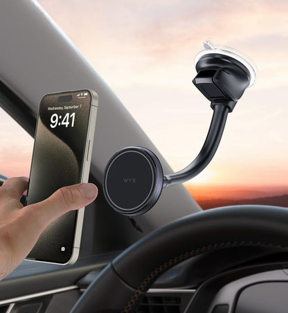 Magnetic Dashboard &amp; Windshield Phone Mount Black
