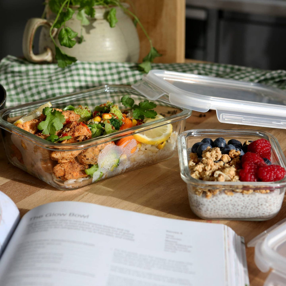 Wholesale 10pc Glass Food Storage Container Set with Lids