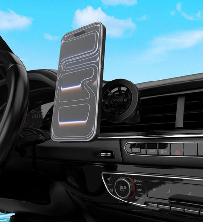 Magnetic Air Vent Phone Mount Black