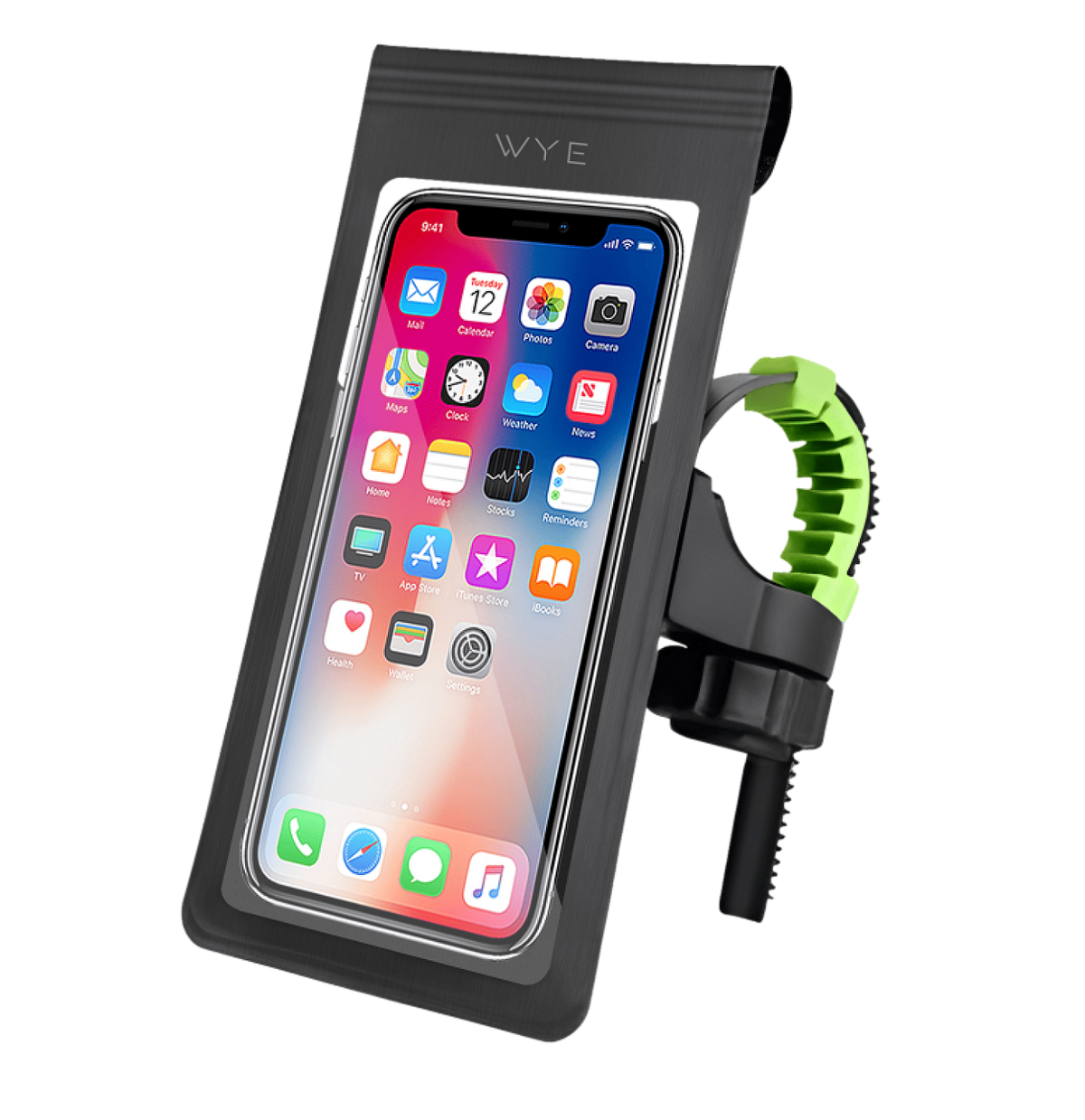 Waterproof Bike &amp; Motorcycle Phone Mount Black