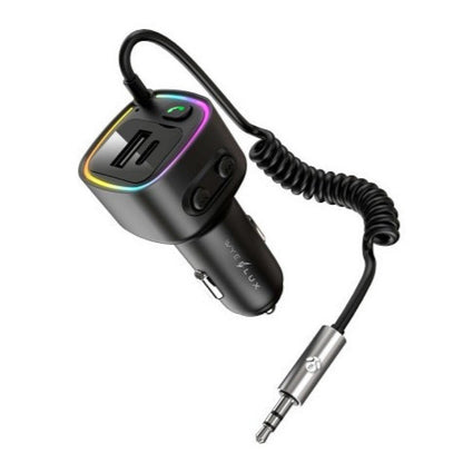 Bluetooth AUX Adapter with PD30W Fast Charging Black