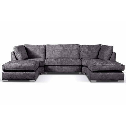 Wholesale Willows U-Shape Luxury Chenille 6-Seater Corner Sofa