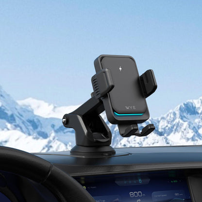 Wireless Charging Car Mount BlackCharge