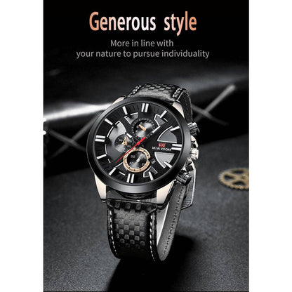 Wholesale Fashion Mens Quartz Watches Business Wristwatch Waterproof Clock For Man Sports Watch Leather Bands