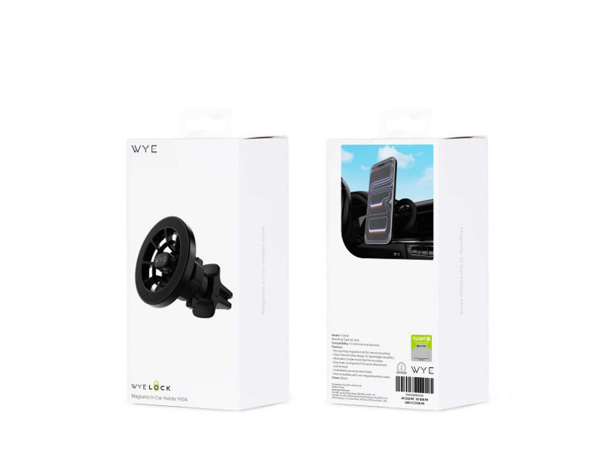 Magnetic Air Vent Phone Mount Black