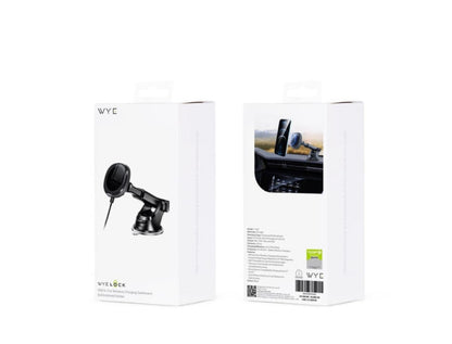 Magnetic Wireless Charging Dashboard &amp; Windshield Mount Black