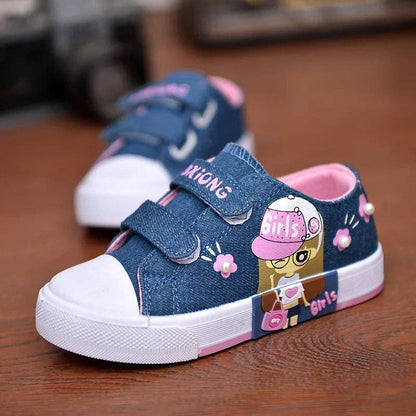 Wholesale Canvas Sneakers: Non-slip and Breathable Casual Shoes for Kids
