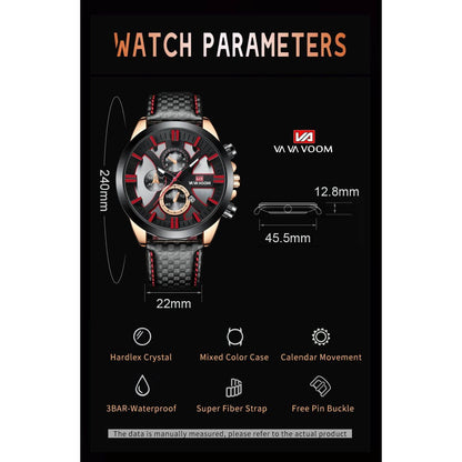 Wholesale Fashion Mens Quartz Watches Business Wristwatch Waterproof Clock For Man Sports Watch Leather Bands
