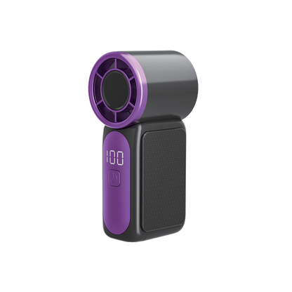 Y-PFN02-4 Portable Rechargeable Fan Purple