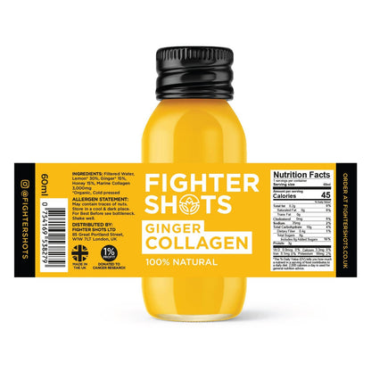Wholesale Ginger + Marine Collagen Shot 3,000mg —  12 x 60ml