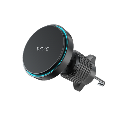Magnetic Wireless Charging Air Vent Mount Black