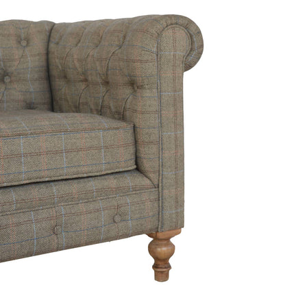 Wholesale Multi Tweed 2 Seater Chesterfield Sofa