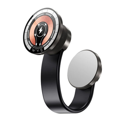 Magnetic Wireless Charging Phone Mount Black