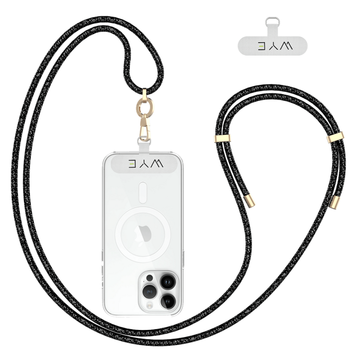 Y-LY06 Universal Phone Lanyard Black