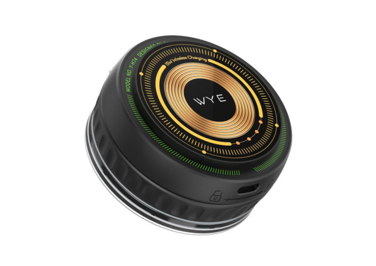 Magnetic Wireless Charging Air Vent Mount Black