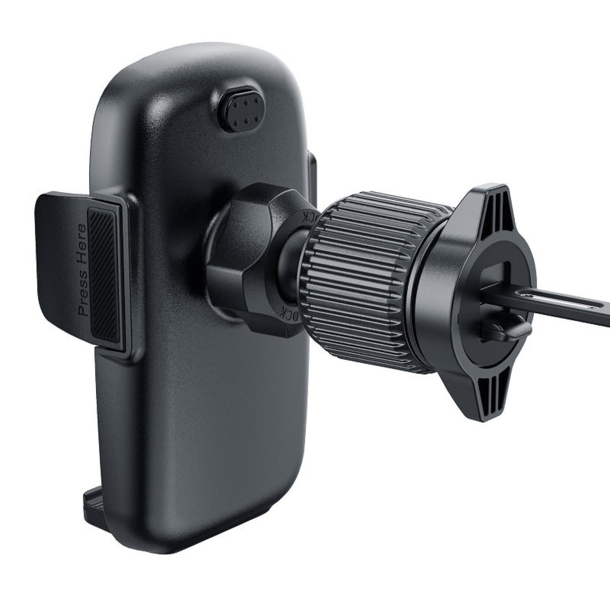 Vent-Mounted Phone Holder Black