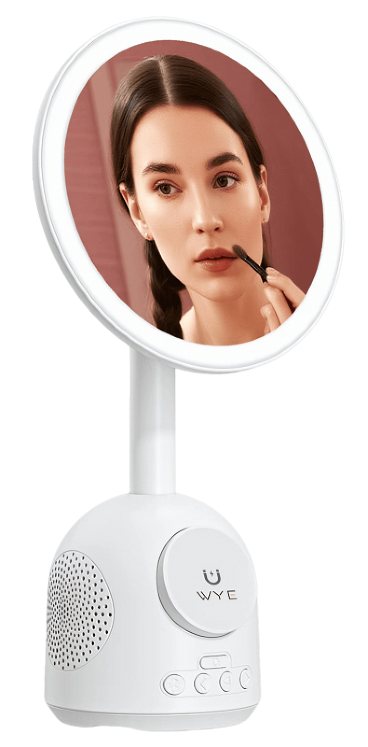 Y-WCS06 Wireless Charging Speaker with Night Light White