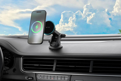 Magnetic Wireless Charging Dashboard Mount Black