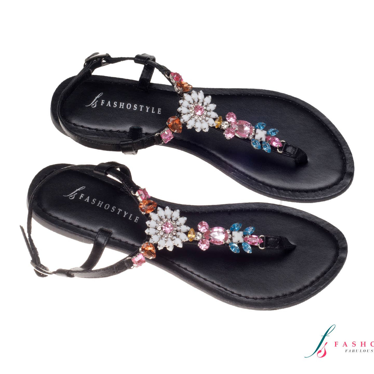 Wholesale Genuine Leather Multi-colour Sandals - Made in India