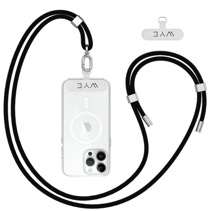 Y-LY11 Flat Phone Lanyard Strap Black