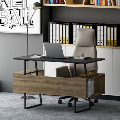 Wholesale P&W Study Desk with Shelves Computer Laptop Desk