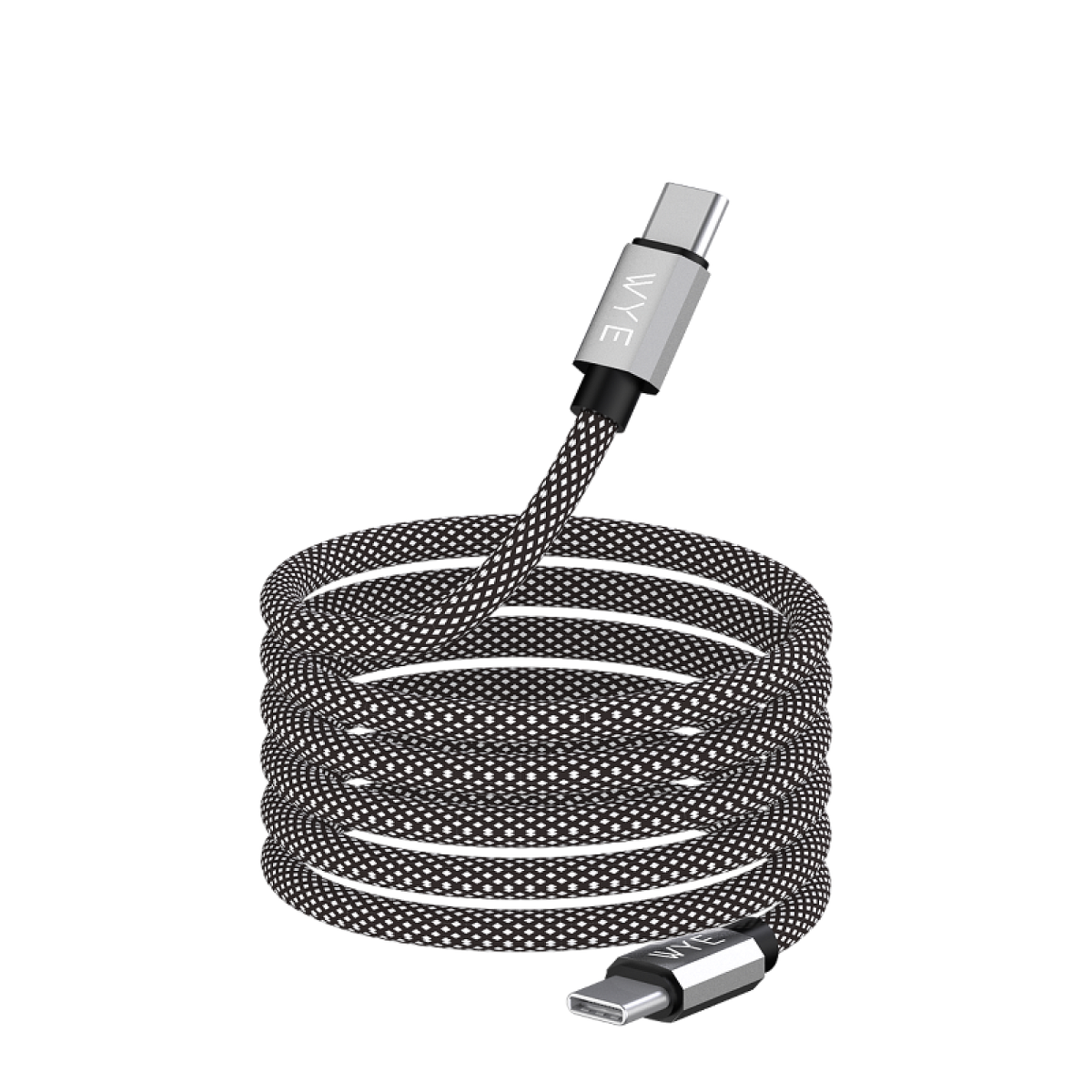 Y-DC54CC1M1 USB-C to USB-C Magnetic Fast Charging Cable 1M Black