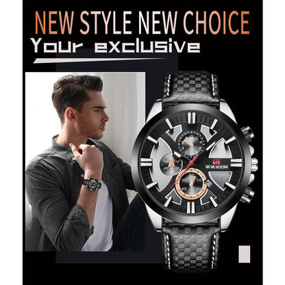Wholesale Fashion Mens Quartz Watches Business Wristwatch Waterproof Clock For Man Sports Watch Leather Bands