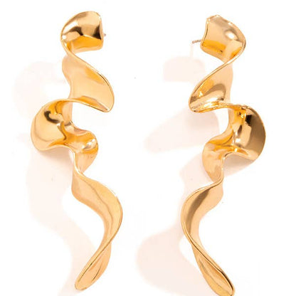 Wholesale Geometric Solid Color Drop Earrings
