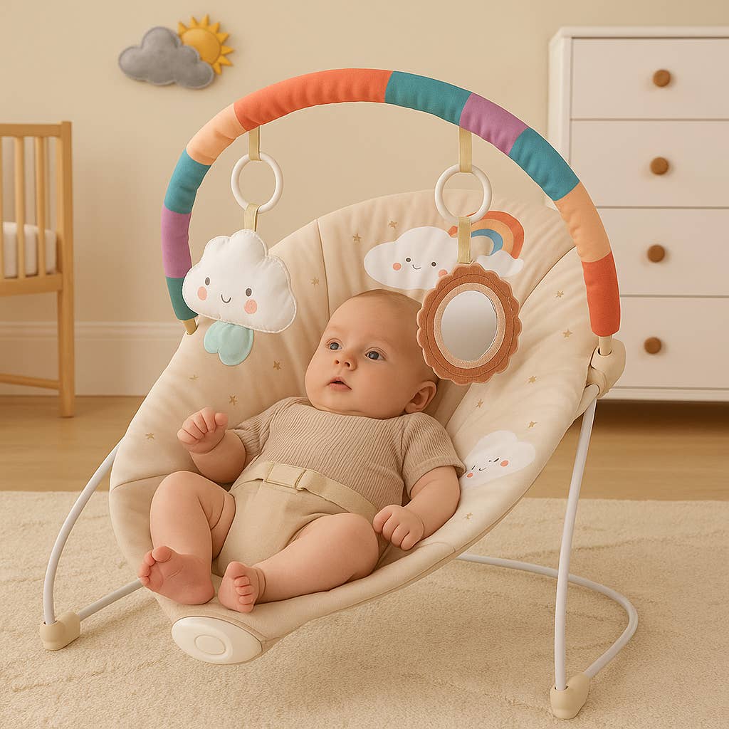 Wholesale Jumini Baby Bouncer Chair with Vibration & Music - Safety Tested for 0m+