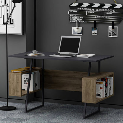 Wholesale P&W Study Desk with Shelves Computer Laptop Desk