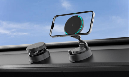 Magnetic Wireless Charging Dashboard Mount Black