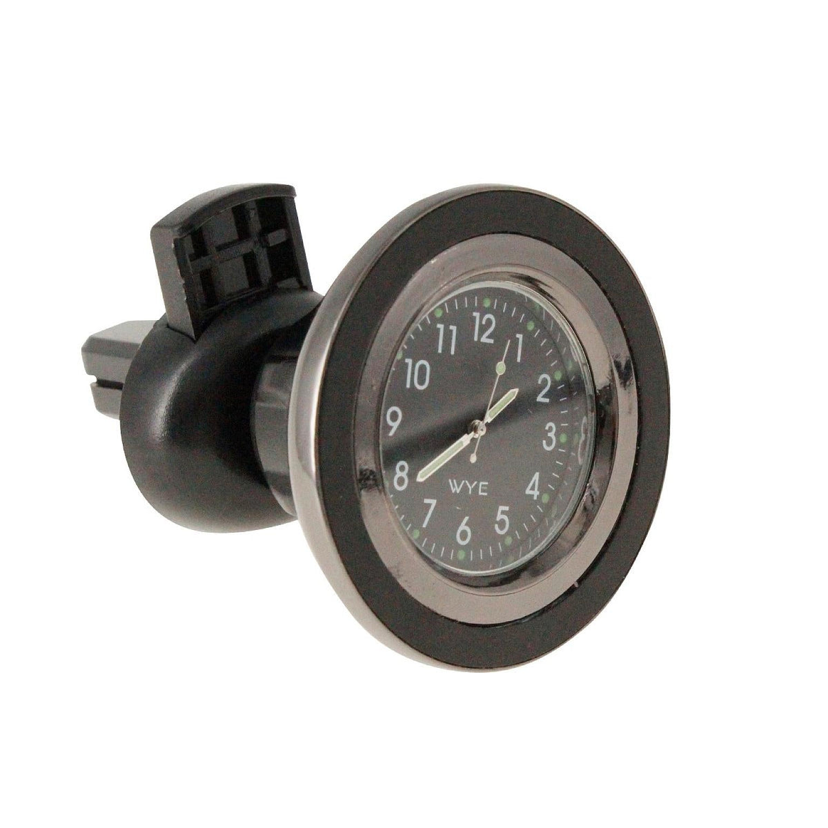 Magnetic Dashboard Phone Mount with Clock Black