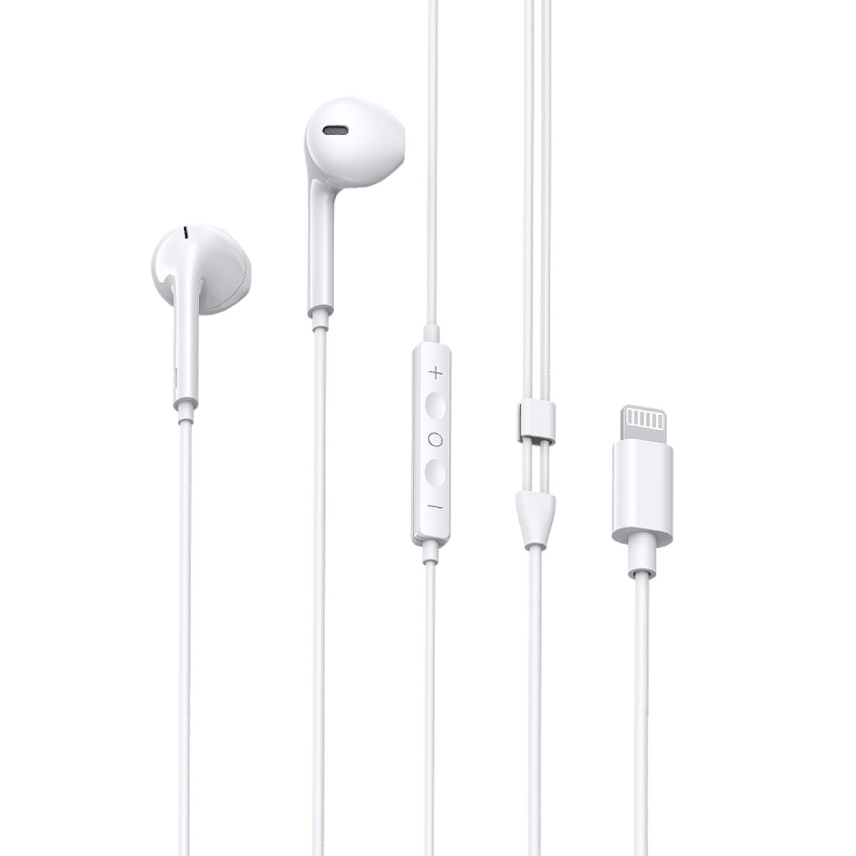 Y-EP18-L 8-Pin Wired Earphones White