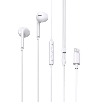Y-EP18-L 8-Pin Wired Earphones White
