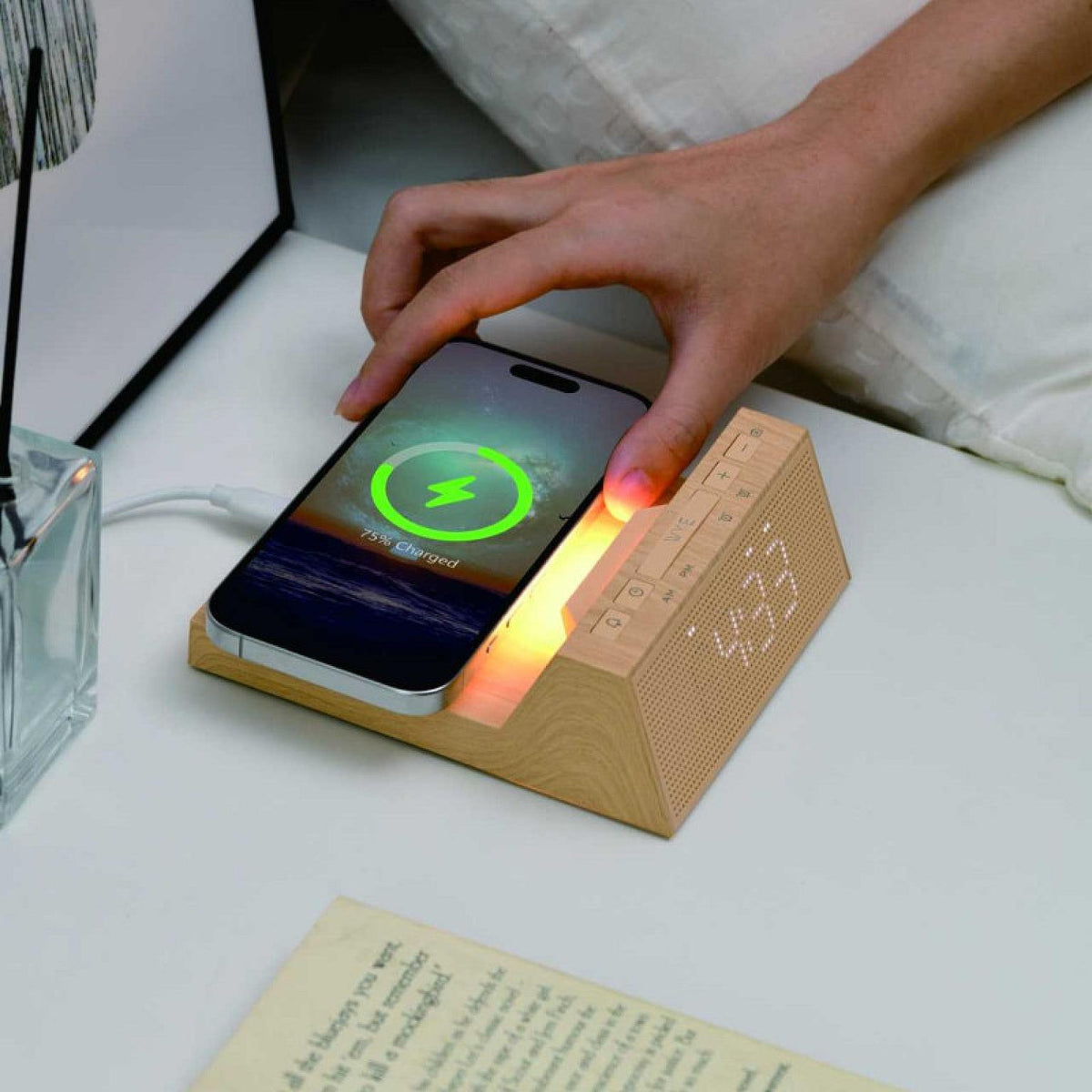 Wireless Charging stand with LED Display