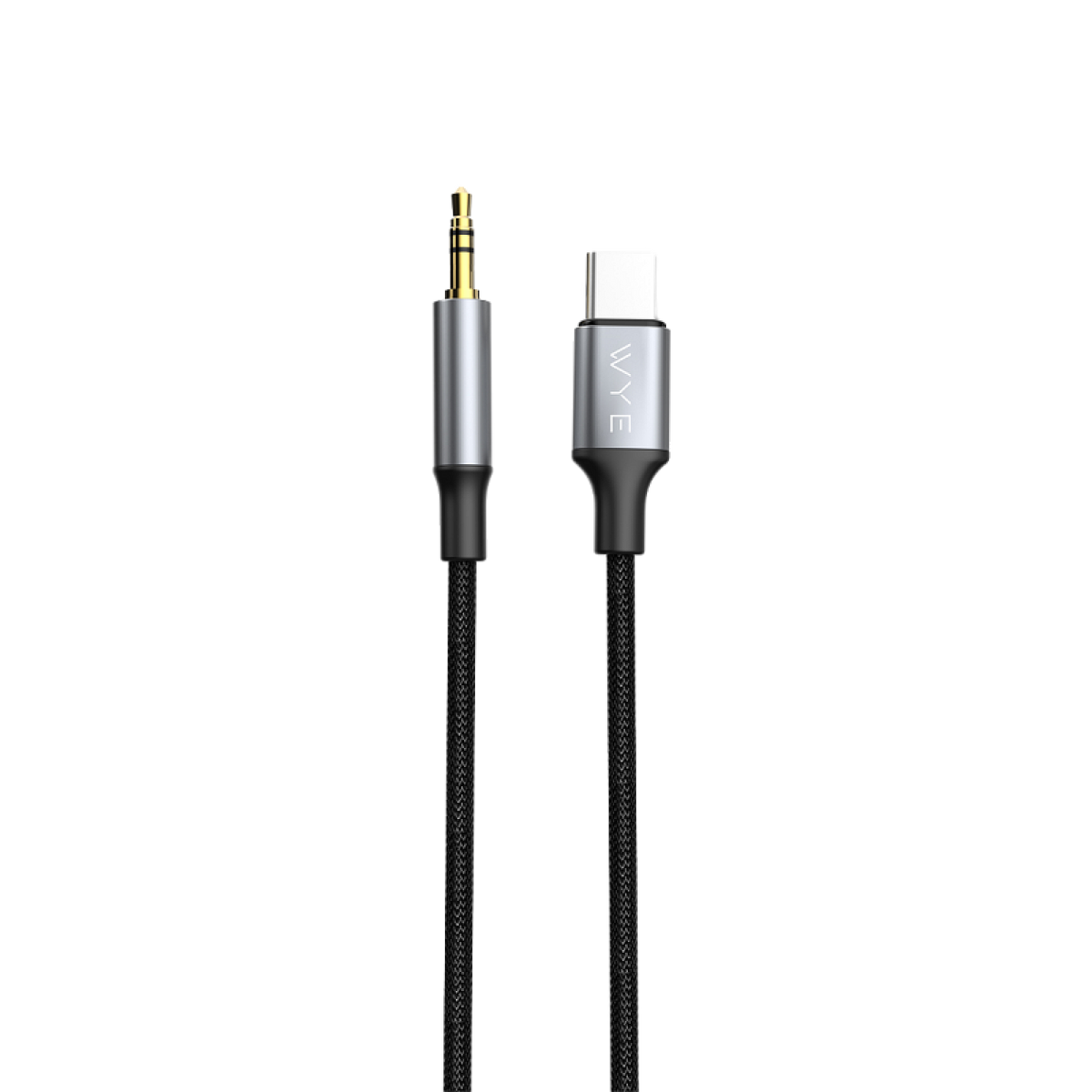 Y-AX01-C USB-C to 3.5mm AUX Audio Cable 1M Black
