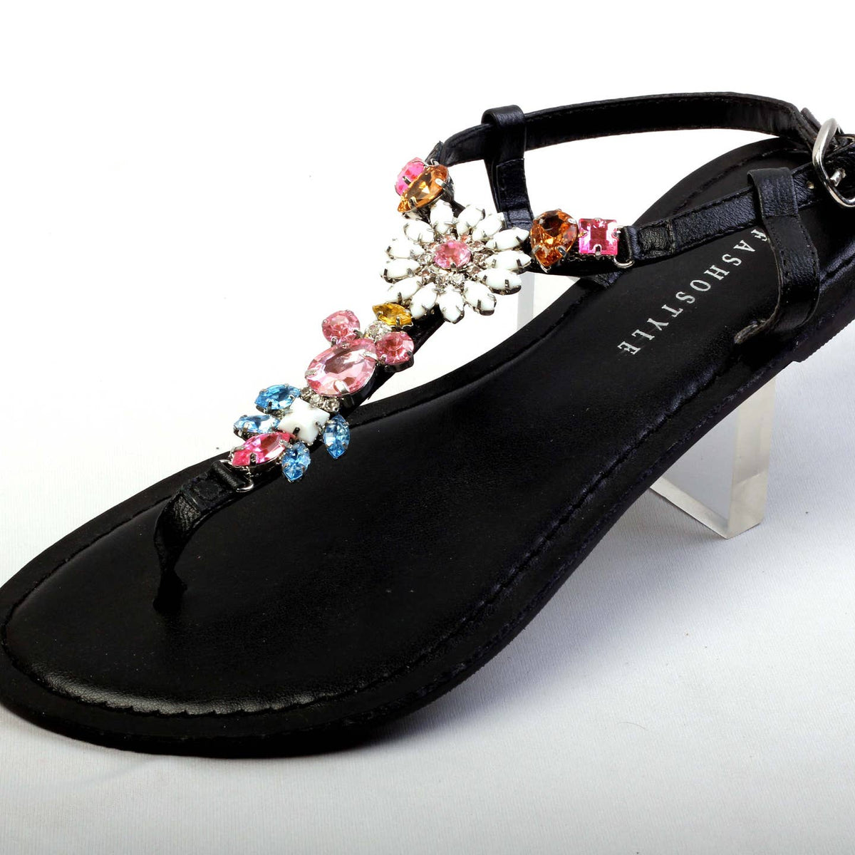 Wholesale Genuine Leather Multi-colour Sandals - Made in India
