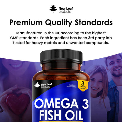 Wholesale Omega 3 Supplements 2000mg Softgels - Fish Oil + Vitamin E