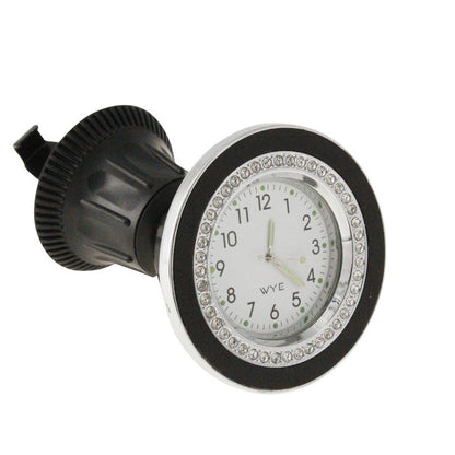 Magnetic Air Vent Phone Mount with Clock Black